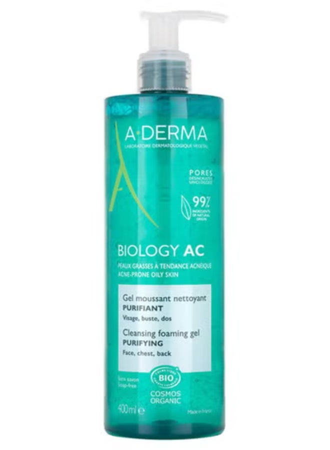 جل رغوي منظف للبشرة من بايولوجي ايه سي - 400 مل